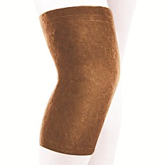 Бандаж на коленный сустав согревающий из верблюжьей шерсти ЭКОТЕН