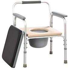 Кресло-туалет с мягким съемным сиденьем МЕГА-ОПТИМ
