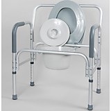 Кресло-туалет с укрепленной рамой для полных людей СИМС-2