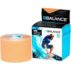 Кинезио тейп Bio Balance Tape водостойкий (бежевый) 5см х 5м